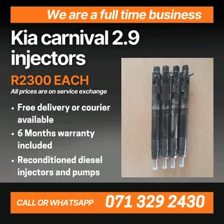 Kia Carnival 2.9 Injectors For Sale With Warranty