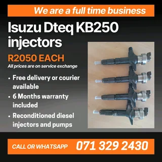 Isuzu Dteq Kb250 Injectors For Sale With Warranty
