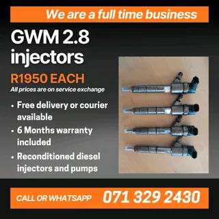 Gwm 2.8 Injectors For Sale With Warranty