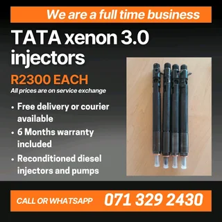 Tata Xenon 3.0 Injectors For Sale With Warranty