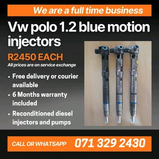 Vw Polo 1.2 Blue Motion Injectors For Sale With Warranty Included
