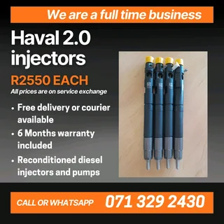 Haval 2.0 Injectors For Sale With Warranty Included