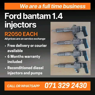 Ford Bantam 1.4 Injectors For Sale With Warranty