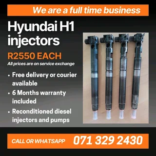 Hyundai H1 Injectors For Sale With Warranty Included In