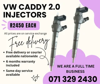 Vw Caddy 2.0 Injectors For Sale With Warranty