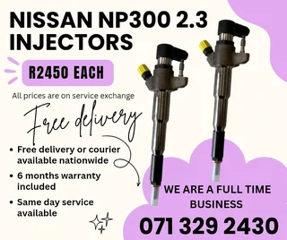 Nissan Np300 2.3 Injectors For Sale With Warranty