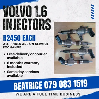 Volvo 1.6 Injectors For Sale With Warranty Included
