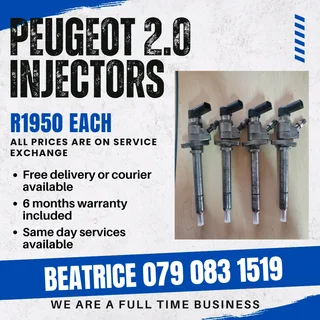 Peugeot 2.0 Injectors For Sale With Warranty
