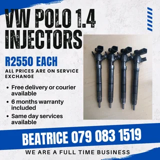 Vw Polo 1.4 Injectors For Sale With Warranty Included