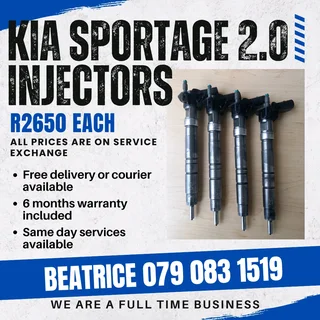 Kia Sportage 2.0 Injectors For Sale With Warranty Included