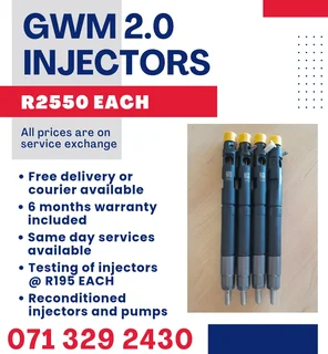 Gwm 2.0 P Series Injectors For Sale With Warranty Included