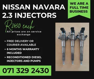Nissan Navara 2.3 Injectors For Sale With Warranty Included