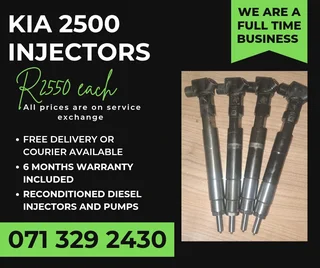 Kia 2500 Injectors For Sale With Warranty Included