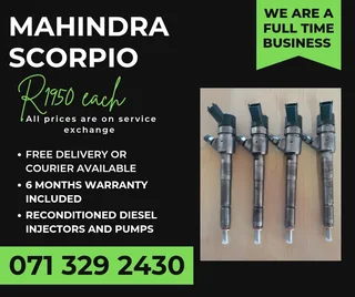 Mahindra Scorpio Injectors For Sale With Warranty
