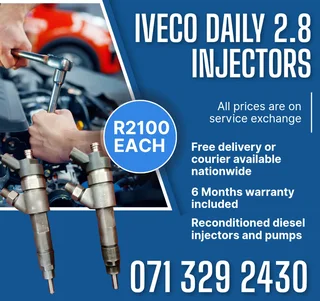 Iveco Daily 2.8 Injectors For Sale With Warranty