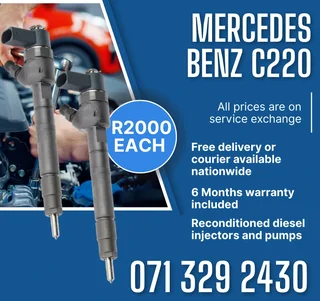 Mercedes Benz C220 Injectors For Sale With Warranty