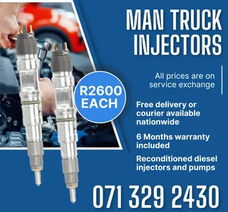 Man Truck Injectors For Sale With Warranty Included