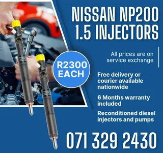 Nissan Np200 1.5 Injectors For Sale With Warranty Included