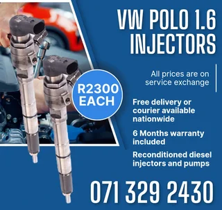 Vw Polo 1.6 Injectors For Sale With Warranty