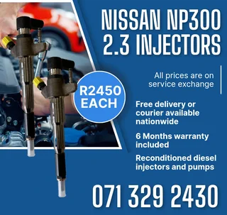 Nissan Np300 2.3 Injectors For Sale With Warranty