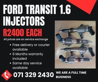 Ford Transit 1.6 Injectors For Sale With Warranty