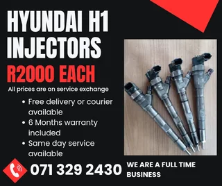 Hyundai H1 Injectors For Sale With Warranty Included
