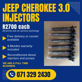 Jeep Cherokee 3.0 Injectors For Sale With Warranty