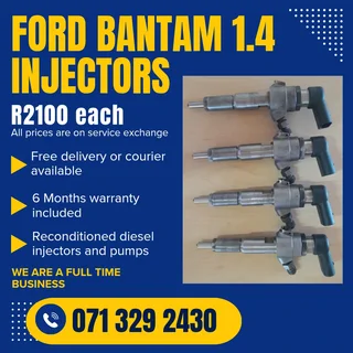 Ford Bantam 1.4 Injectors For Sale With Warranty Included