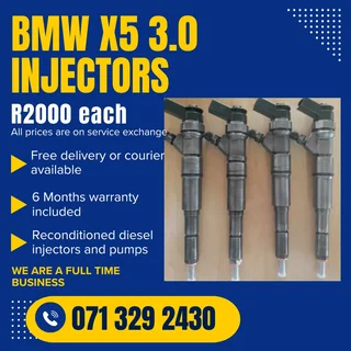 Bmw X5 3.0 Injectors For Sale With Warranty Included