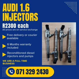 Audi 1.6 Injectors For Sale With Warranty Included