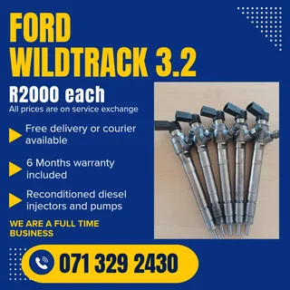 Ford Wildtrack 3.2 Injectors For Sale With Warranty Included