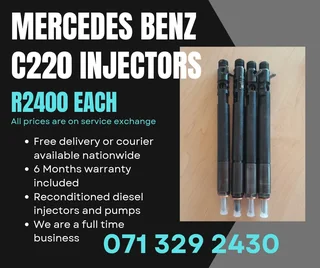 Mercedes Benz C220 Injectors For Sale With Warranty