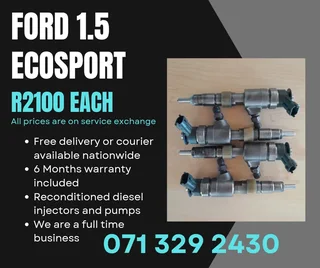 Ford Ecosport 1.5 Injectors For Sale With Warranty