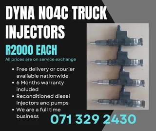 Dyna No4c Truck Injectors For Sale With Warranty Included