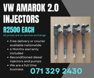 Vw Amarok 2.0 Injectors For Sale With Warranty