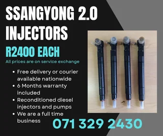 Ssangyong 2.0 Injectors And Pumps For Sale