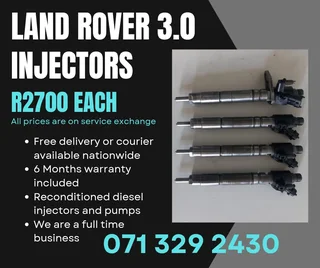 Land Rover 3.0 Injectors For Sale With Warranty Included