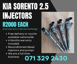 Kia Sorento 2.5 Injectors For Sale With Warranty