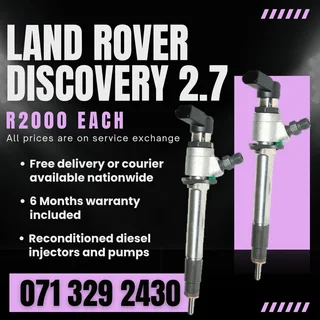 Land Rover Discovery 2.7 Injectors For Sale With Warranty