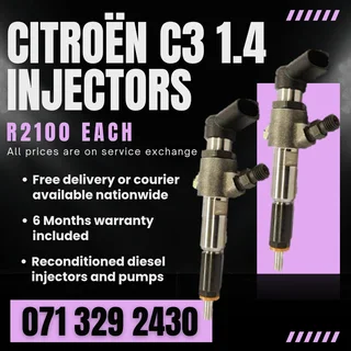 Citroën C3 1.4 Injectors For Sale With Warranty Included