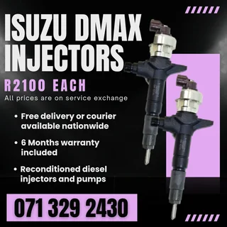 Isuzu Dmax Injectors For Sale With Warranty Included
