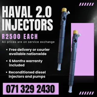 Haval 2.0 Injectors For Sale With Warranty