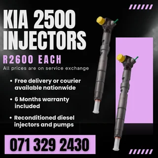 Kia 2500 Injectors For Sale With Warranty