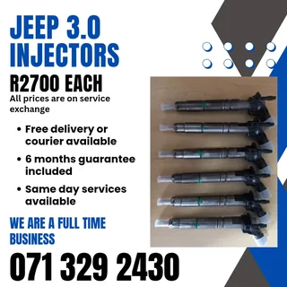 Jeep Grand Cherokee 3.0 Injectors For Sale With Warranty
