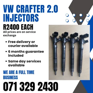 Vw Crafter 2.0 Injectors For Sale With Warranty