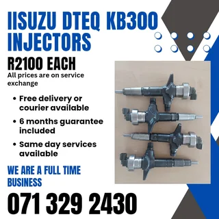 Isuzu Dteq Kb300 Injectors For Sale With Warranty Included
