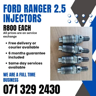 Ford Ranger 2.5 Injectors For Sale With Warranty