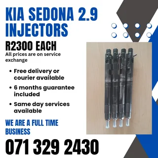 Kia Sedona 2.9 Injectors For Sale With Warranty Included