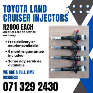 Toyota Land Cruiser 3.0 Injectors For Sale With Warranty