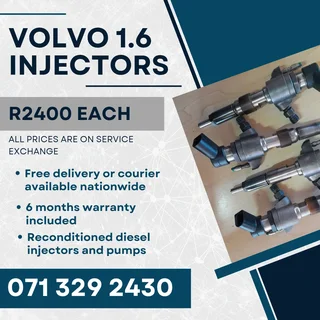 Volvo 1.6 Injectors For Sale With Warranty Included